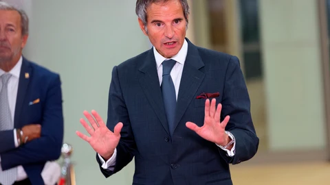 Rafael Mariano Grossi, director general de la Agencia Internacional de la Energía Atómica, en Teherán