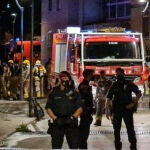 Una imagen de la calle donde ha ocurrido el incendio