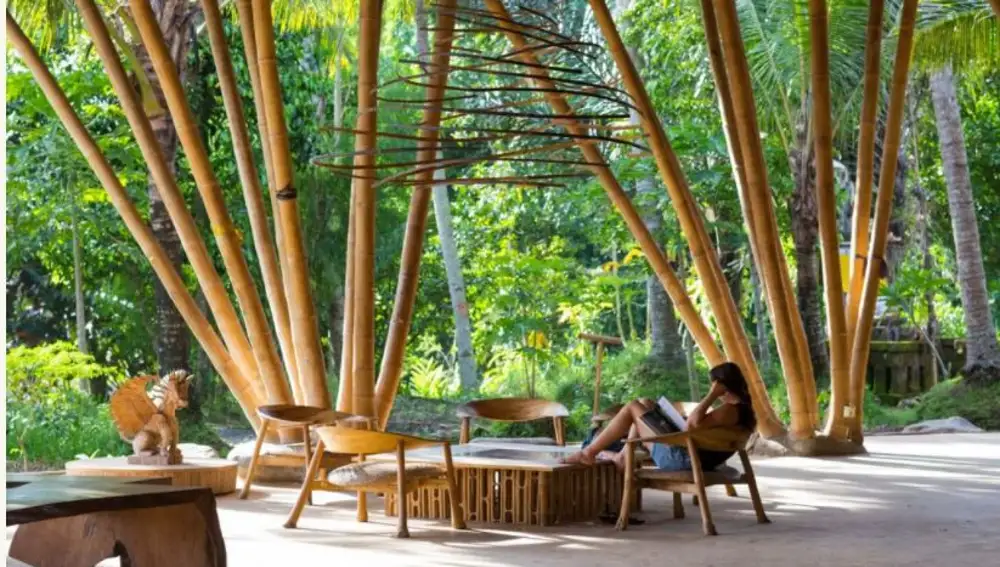 Escuela de bambú en Bali