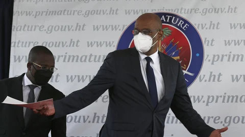 El primer ministro de Haití Ariel Henry