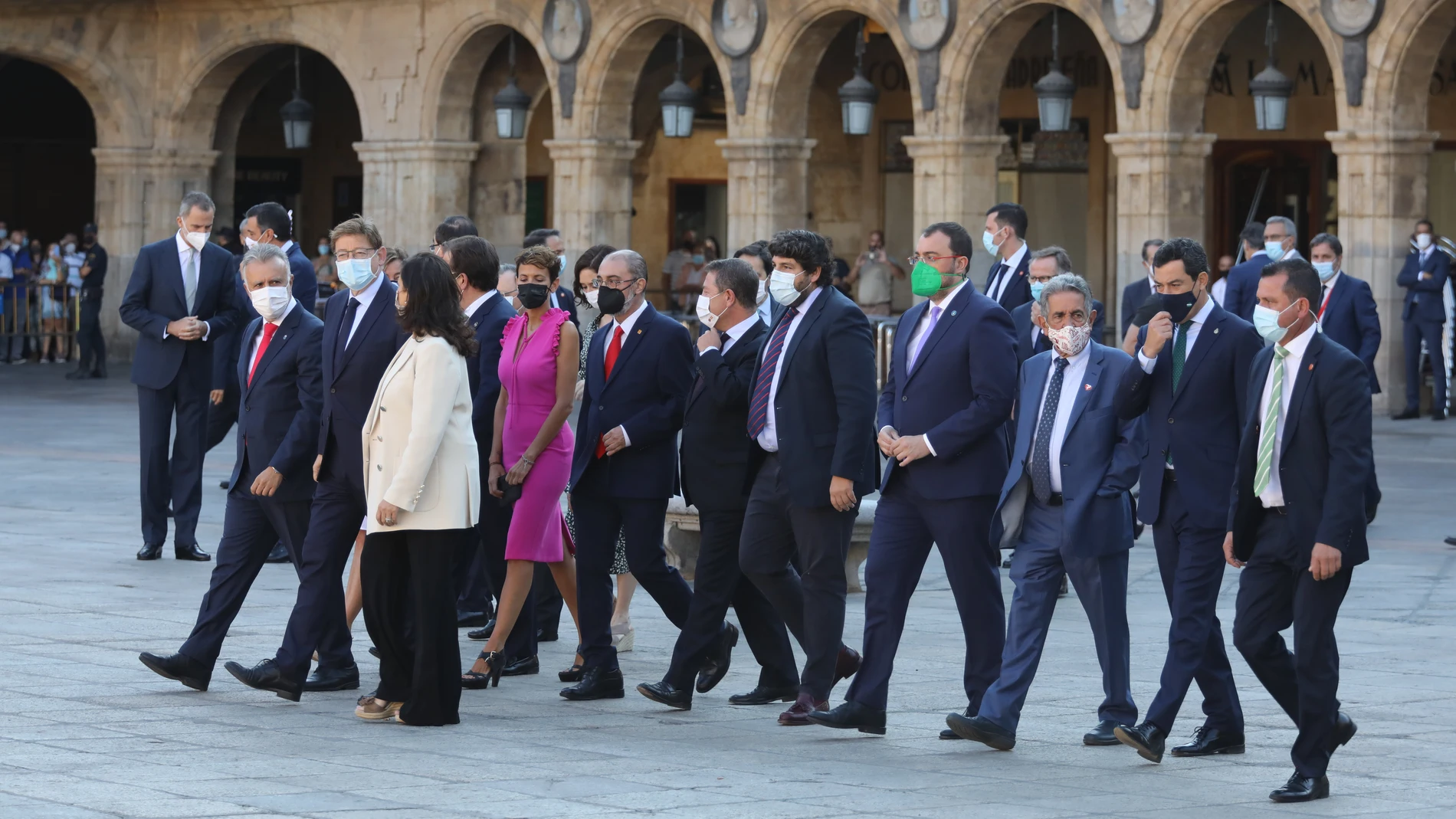 La mayoría de los presidentes autonómicos, en la última conferencia a la que les convocó Pedro Sánchez, el pasado mes de julio en Salamanca