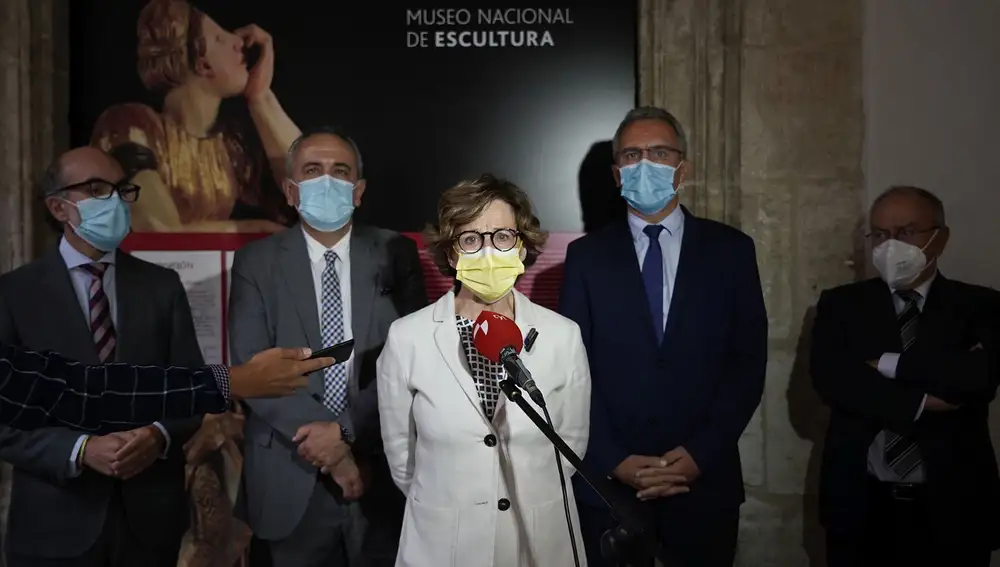 María Bolaño, directora del Museo Nacional de Escultura, en la presentación de la Fundación de Amigos del Museo Nacional de Escultura