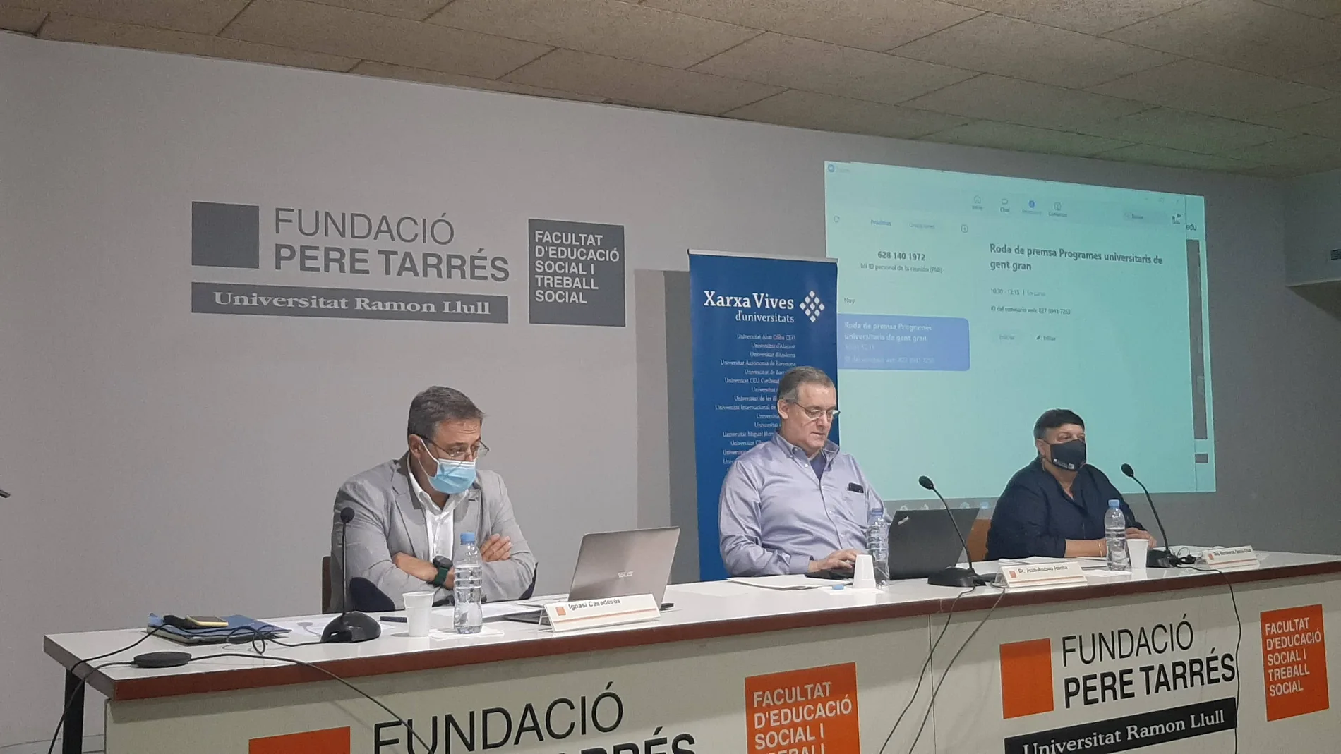 La Fundación Pere Tarrés presentó en rueda de prensa el Informe sobre el impacto de la formación universitaria en la población sénior