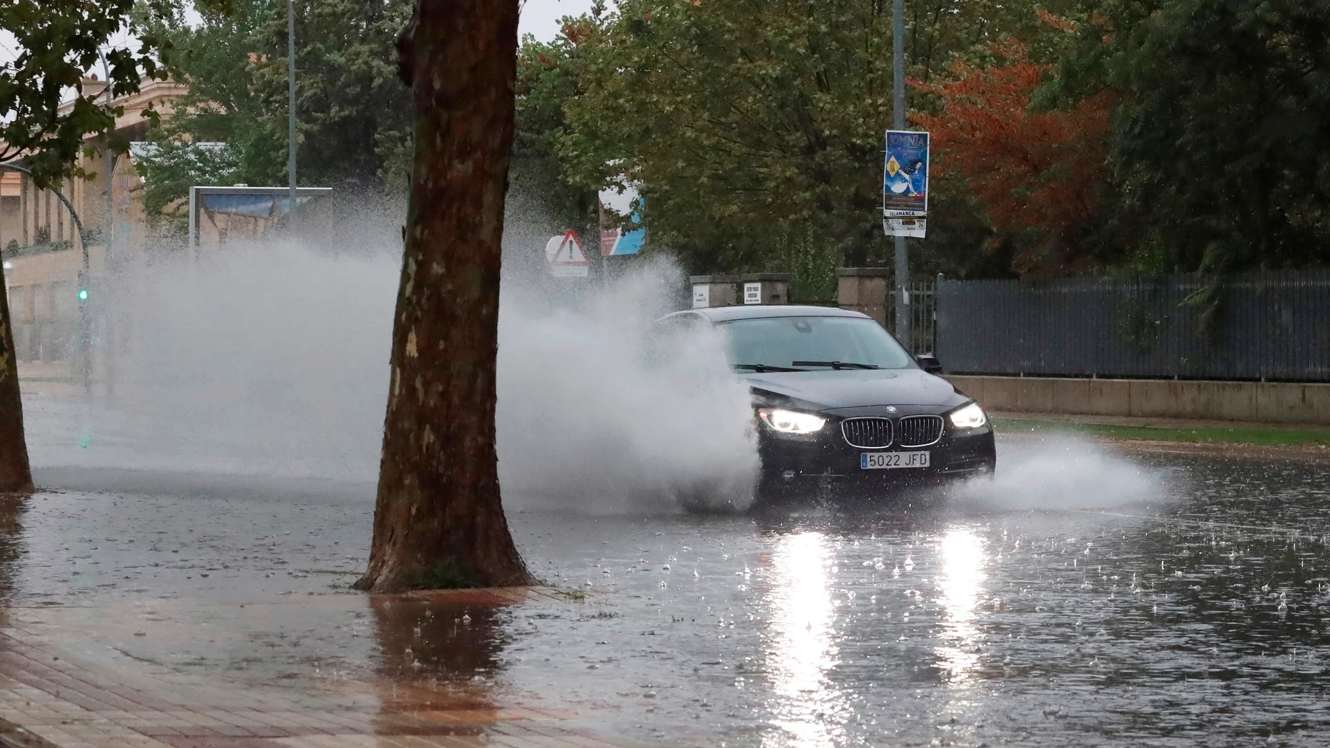 Salamanca y Ávila, en aviso por fuertes lluvias y vientos