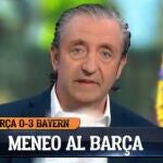 El enfado de Pedrerol con el FC Barcelona