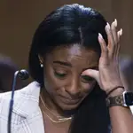 Simone Biles no pudo evitar las lágrimas en su testimonio ante el Comité Judicial del Senado de Estados Unidos