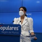 Miriam Guardiola en rueda de prensa