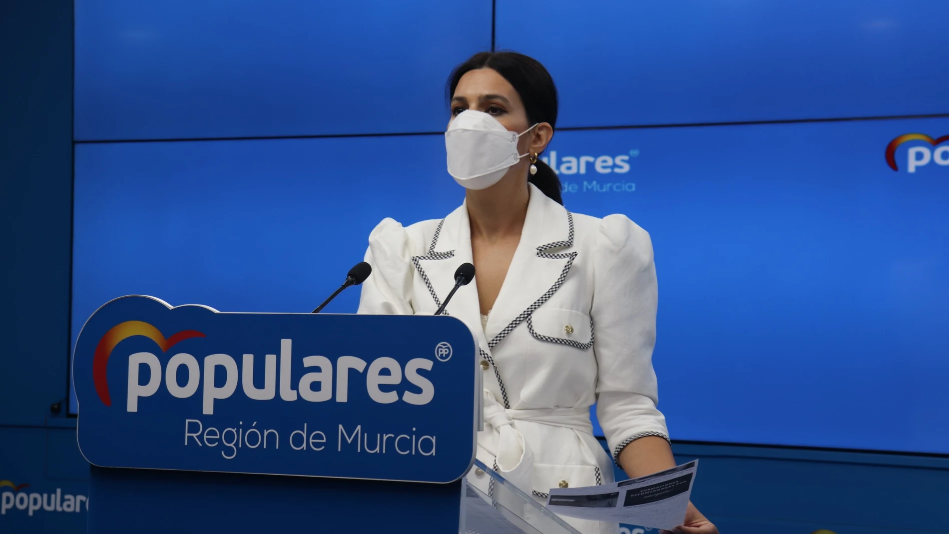 Miriam Guardiola en rueda de prensa