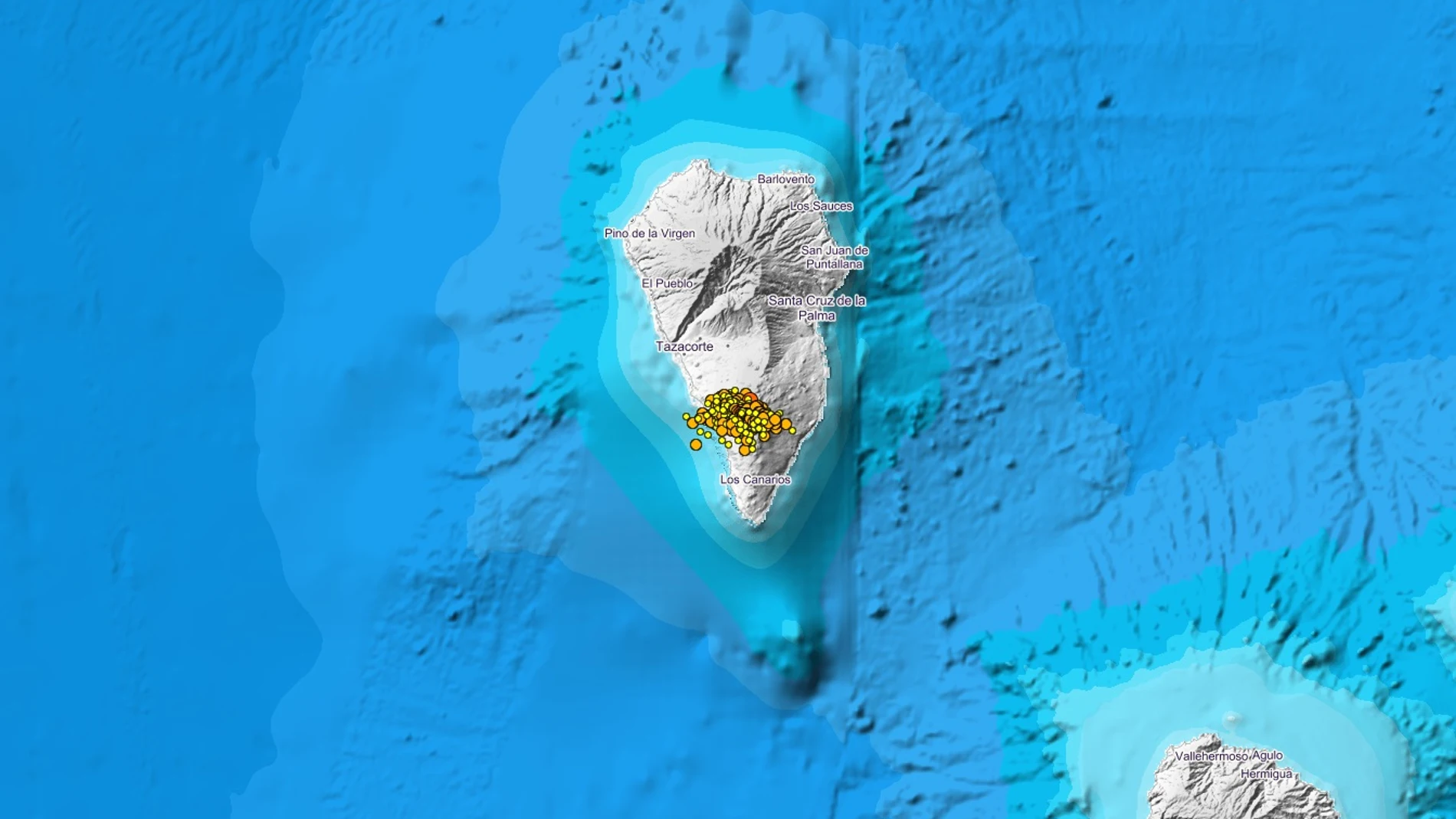 Actividad sísmica en La Palma