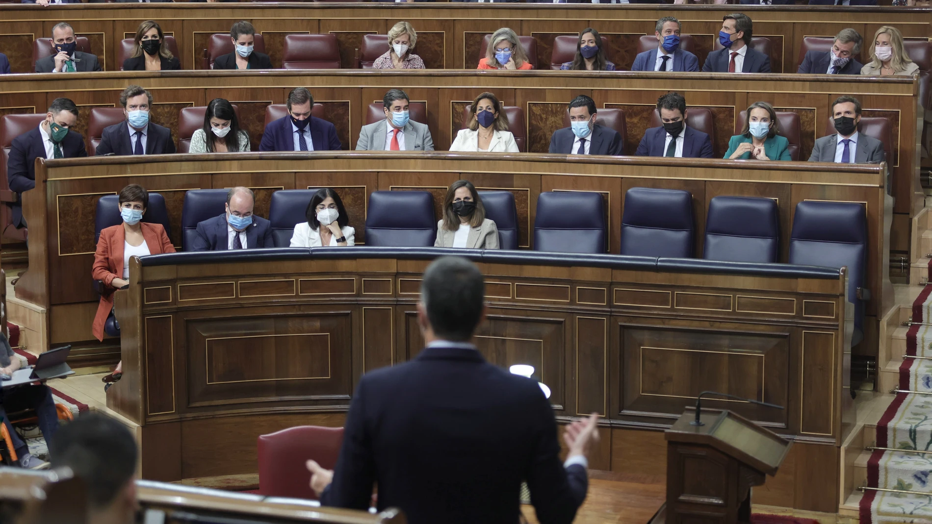 El presidente del Gobierno interviene en una sesión de control al Gobierno en el Congreso de los Diputados, el pasado día 15