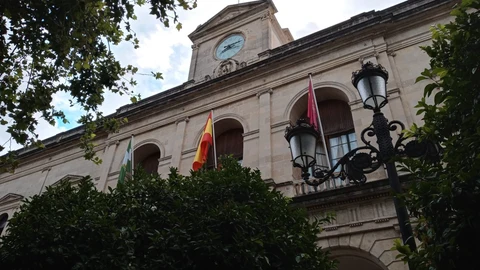 La fachada del Ayuntamiento de Sevilla