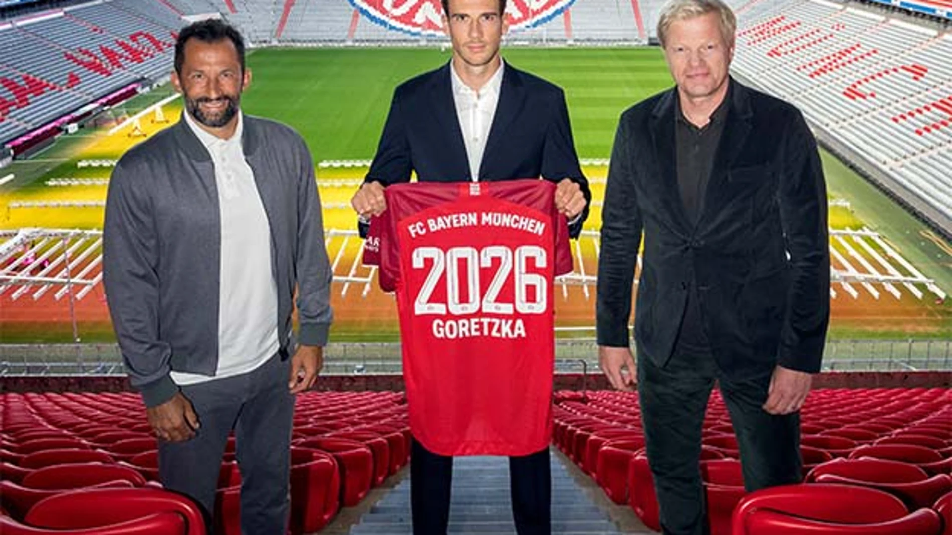 Leon Goretzka seguirá en el Bayern hasta 2026.