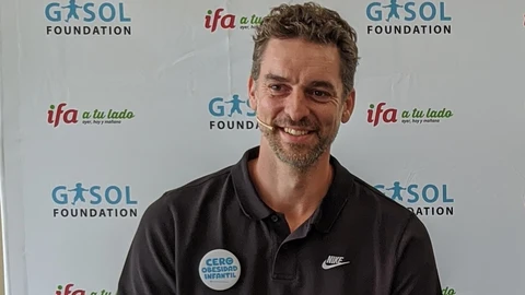 Pau Gasol, en un acto de su fundación