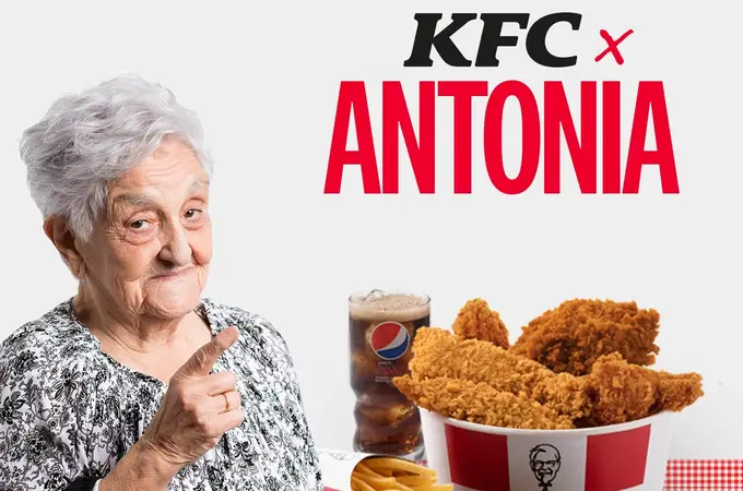 Aitana hace una promoción con McDonald’s y KFC les trolea con el menú ‘abuela Antonia’