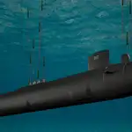 Imagen renderizada de un submarino tio Virginia desarrollado en EEUU