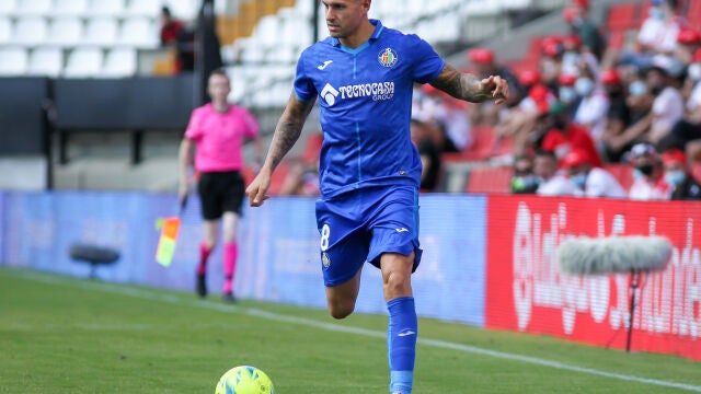 Vitolo con el Getafe.