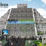 Pirámide proyectada para el musical de Nacho Cano en Hortaleza