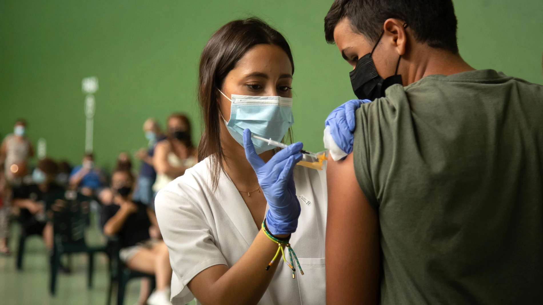 Vacunación de jóvenes en Ciudad Rodrigo
