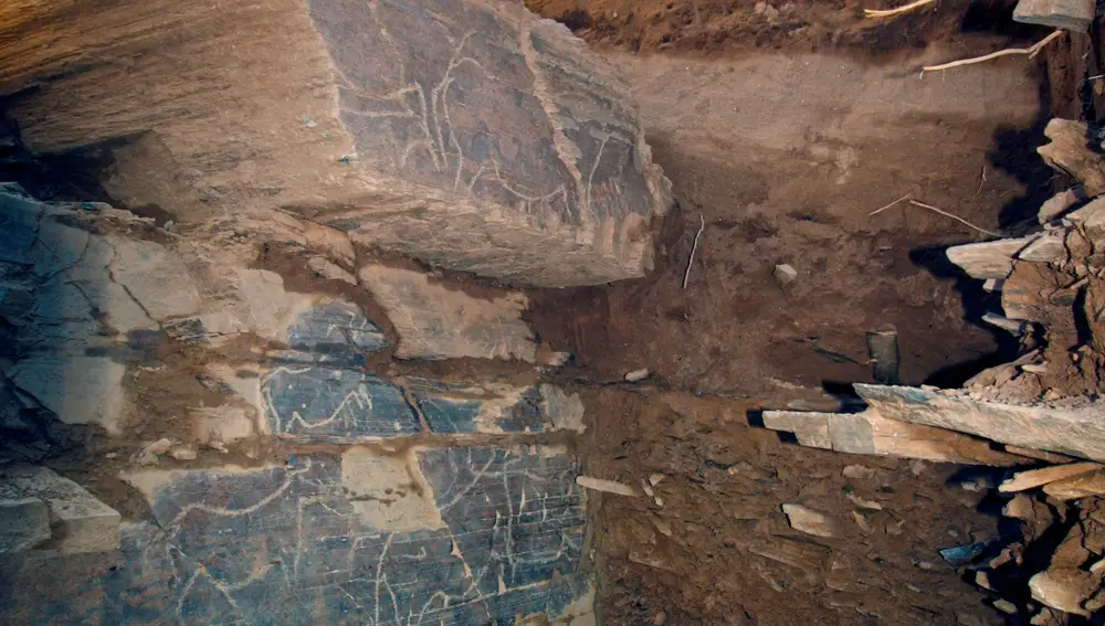 Un esbozo con más de 20.000 años que se ha convertido en el último hallazgo del enclave rupestre hispanoluso Côa-Siega Verde