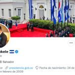 Perfil de Bukele en Twitter