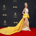 Anya Taylor-Joy en la alfombra roja de los premios Emmy 2021.