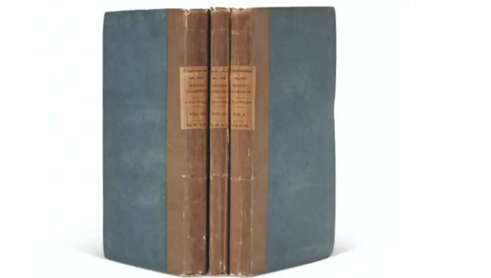 Imagen de la primera edición de "Frankenstein", de Mary Shelley
