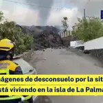 Duras imágenes de desconsuelo por la situación que se está viviendo en la isla de La Palma