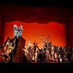 Pase gráfico del musical “El rey león“￼.