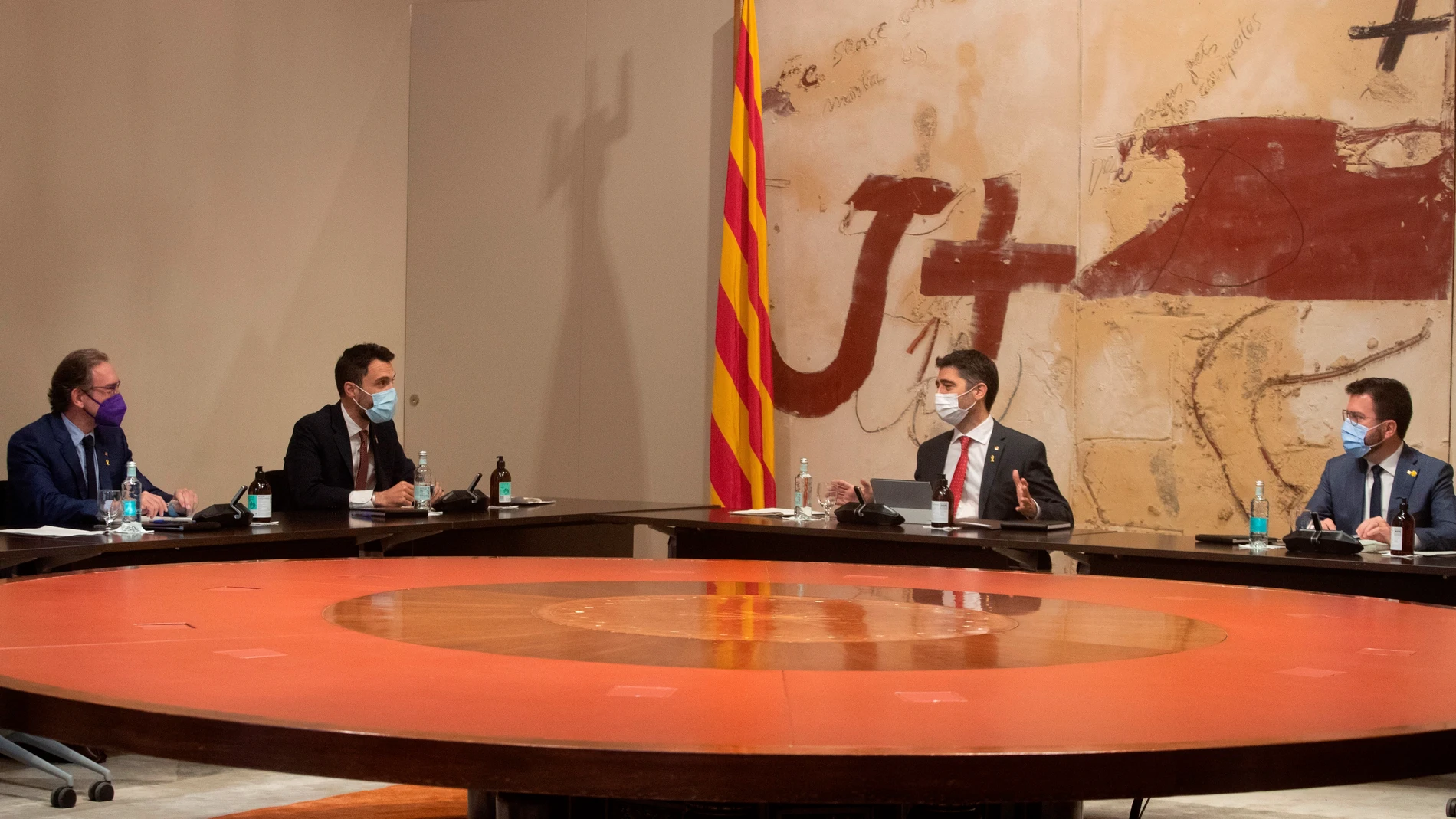 Reunión semanal del gobierno catalán