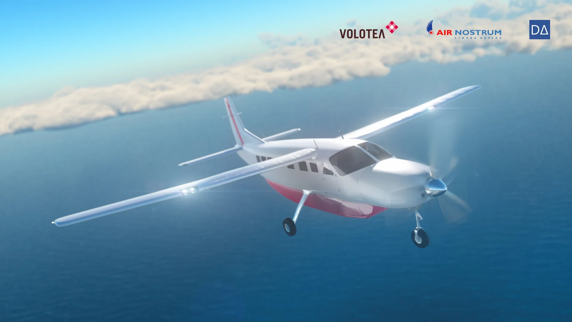Imagen del que será primera avión eléctrico de Volotea, Air Nostrum y Dante Aeronautical