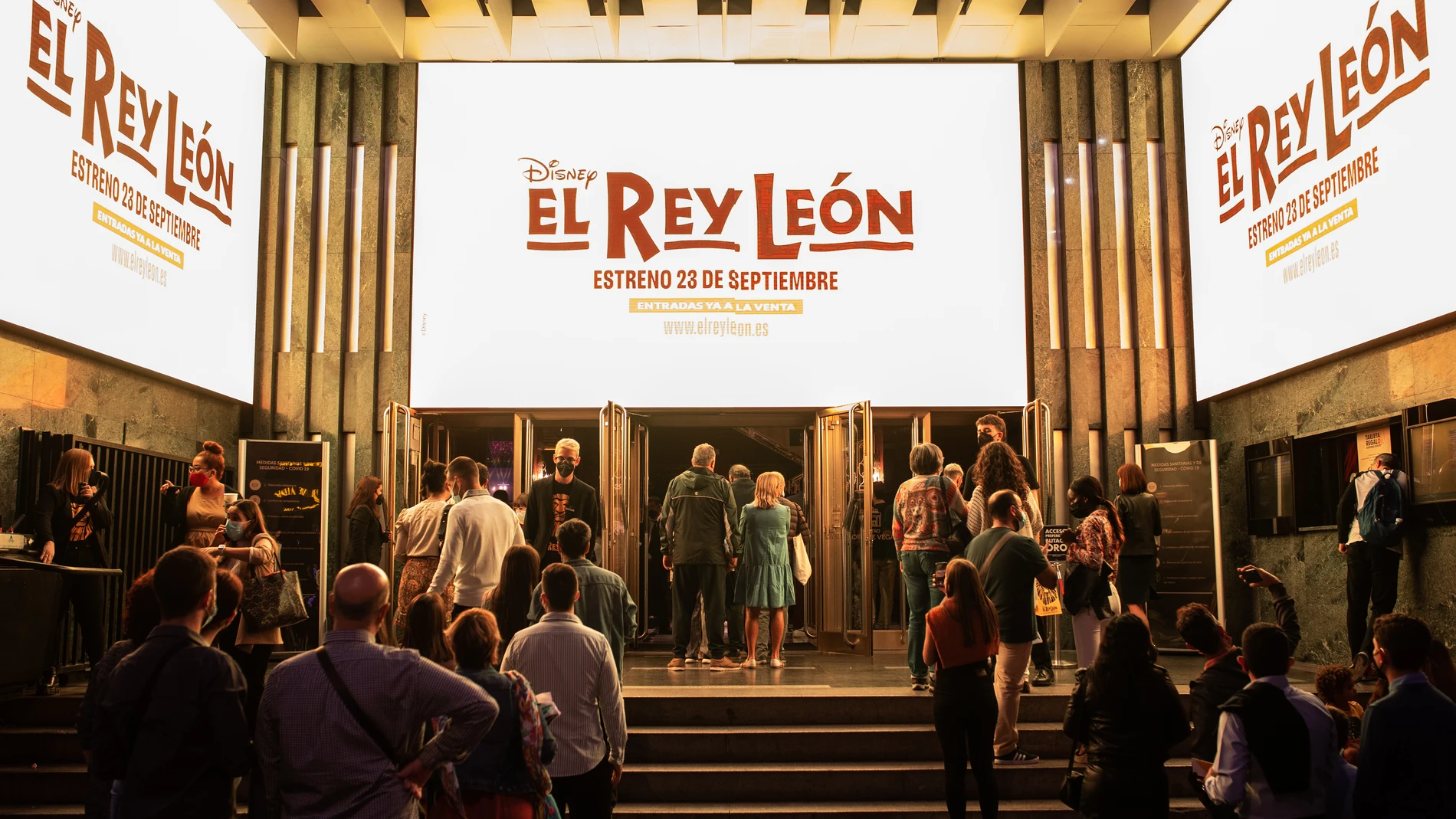 'El Rey León' regresa al Teatro Lope de Vega de Madrid tras 18 meses cerrado por la pandemia