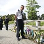 Flores en Cator Park en Kidbrooke, cercad de donde fue hallado el cuerpo sin vida de la profesora Sabina Nessa AP)