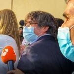Puigdemont abandona la prisión de Sassari