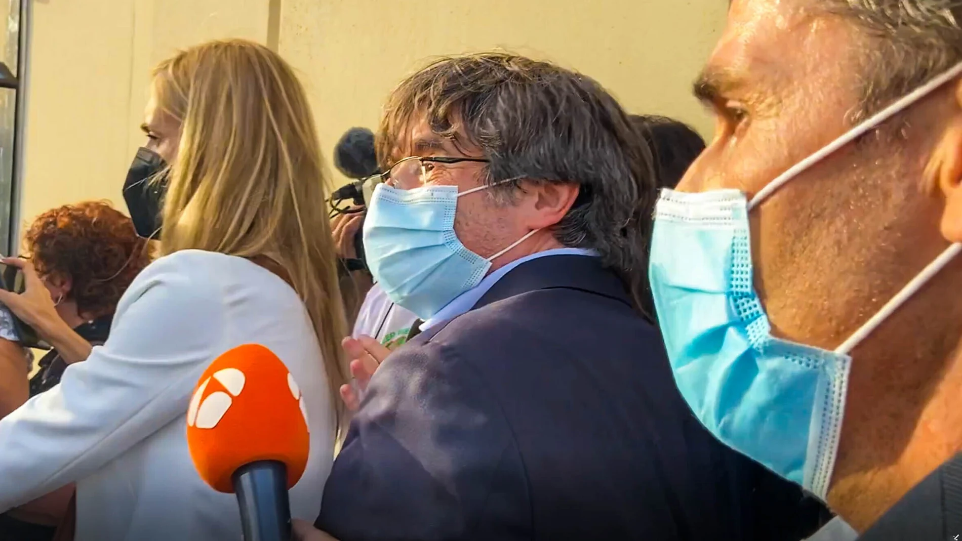 Puigdemont abandona la prisión de Sassari