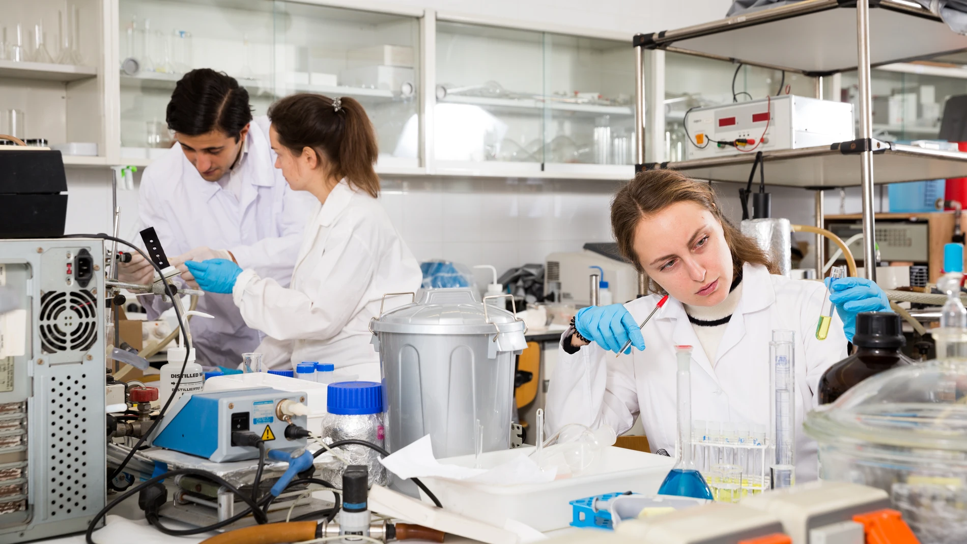 Laboratorio en la universidad