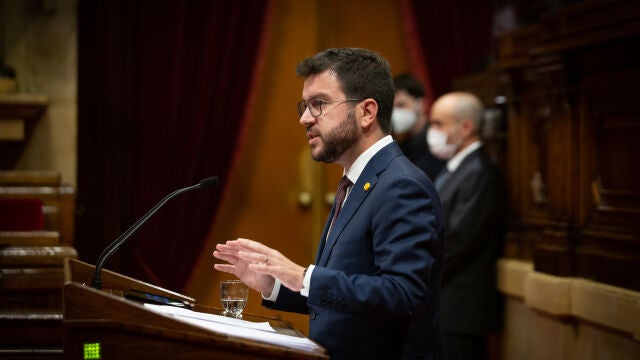 El president de la Generalitat, Pere Aragonès.