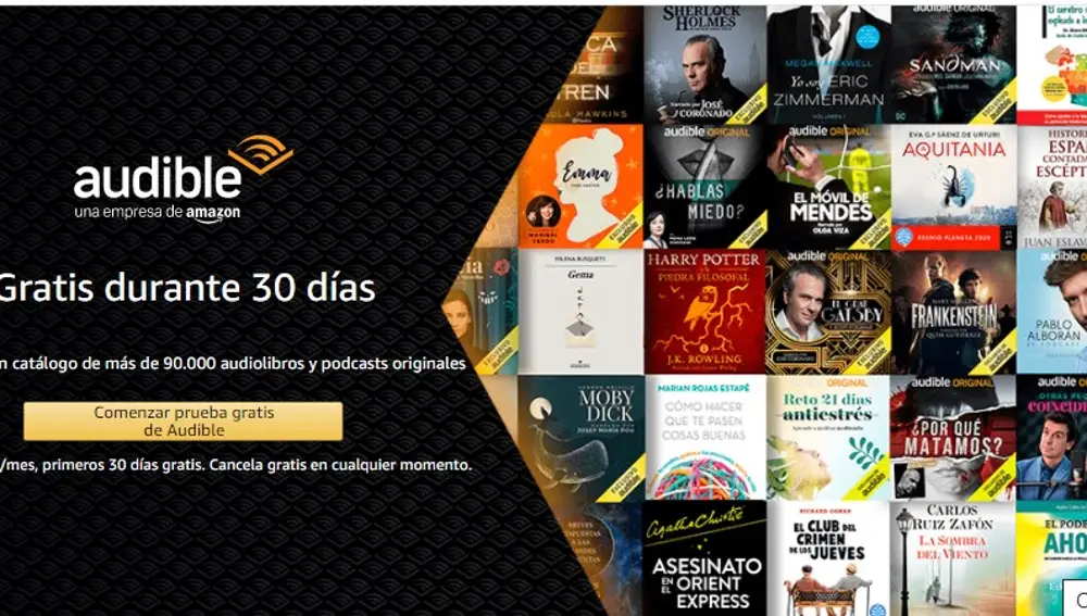 Los audiolibros de Amazon, Audible