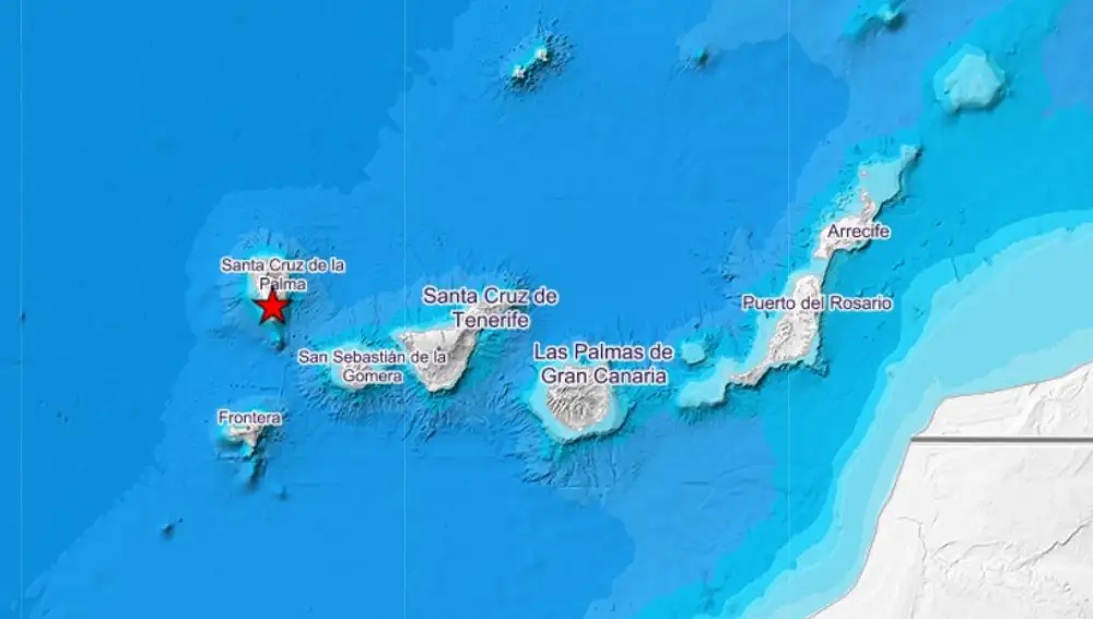 Seísmo de magnitud 2,9 en Fuencaliente de La Palma