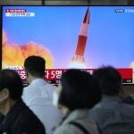 Un misil de Corea del Norte lanzada en septiembre hacia el mar de Japón