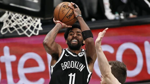 Kyrie Irving, en los playoffs de la pasada temporada ante los Bucks