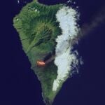 El río de lava de La Palma se ve desde el espacioNASA EARTH OBSERVATORY29/09/2021