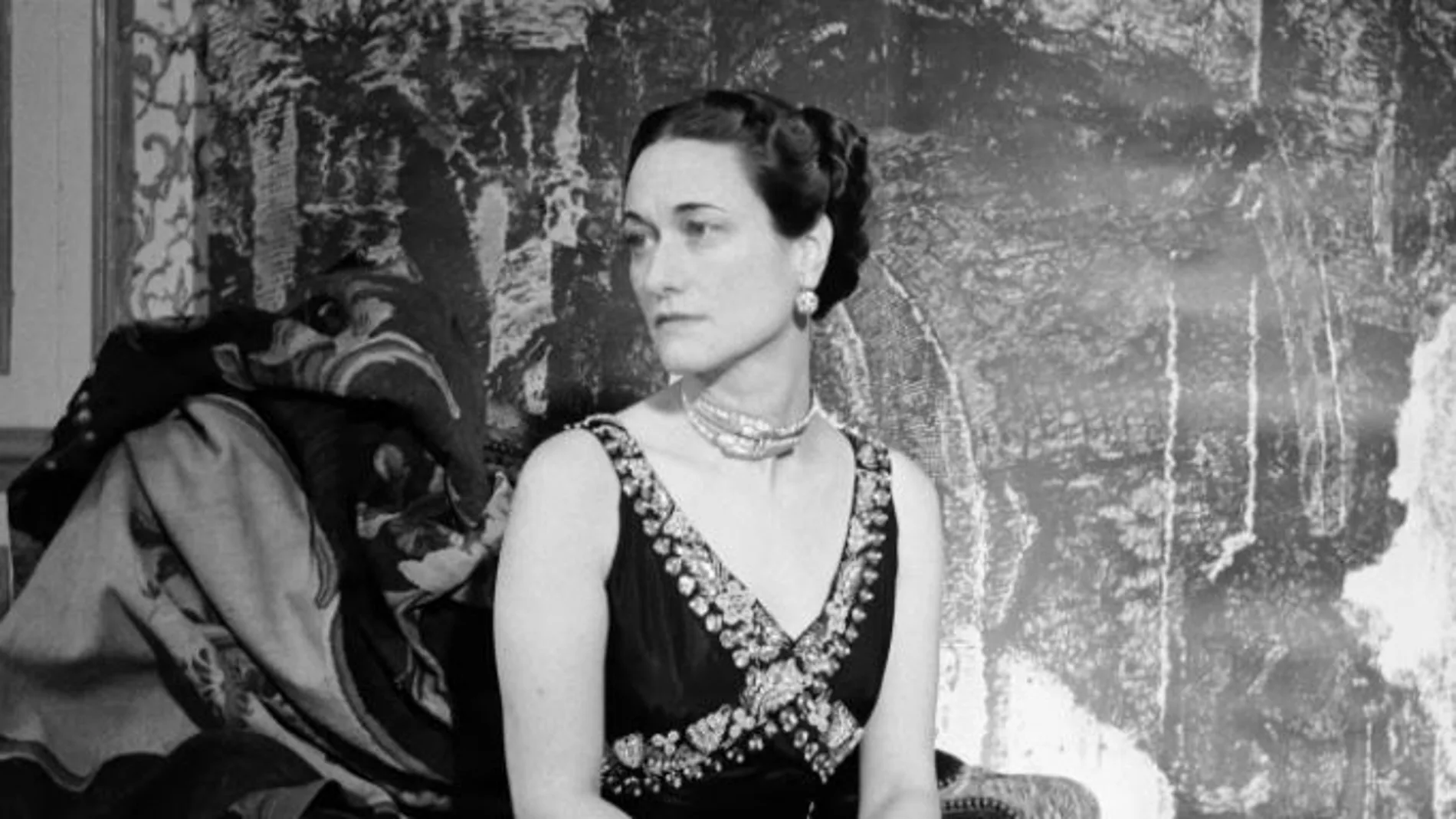 La duquesa de Windsor, con el brazalete de rubíes