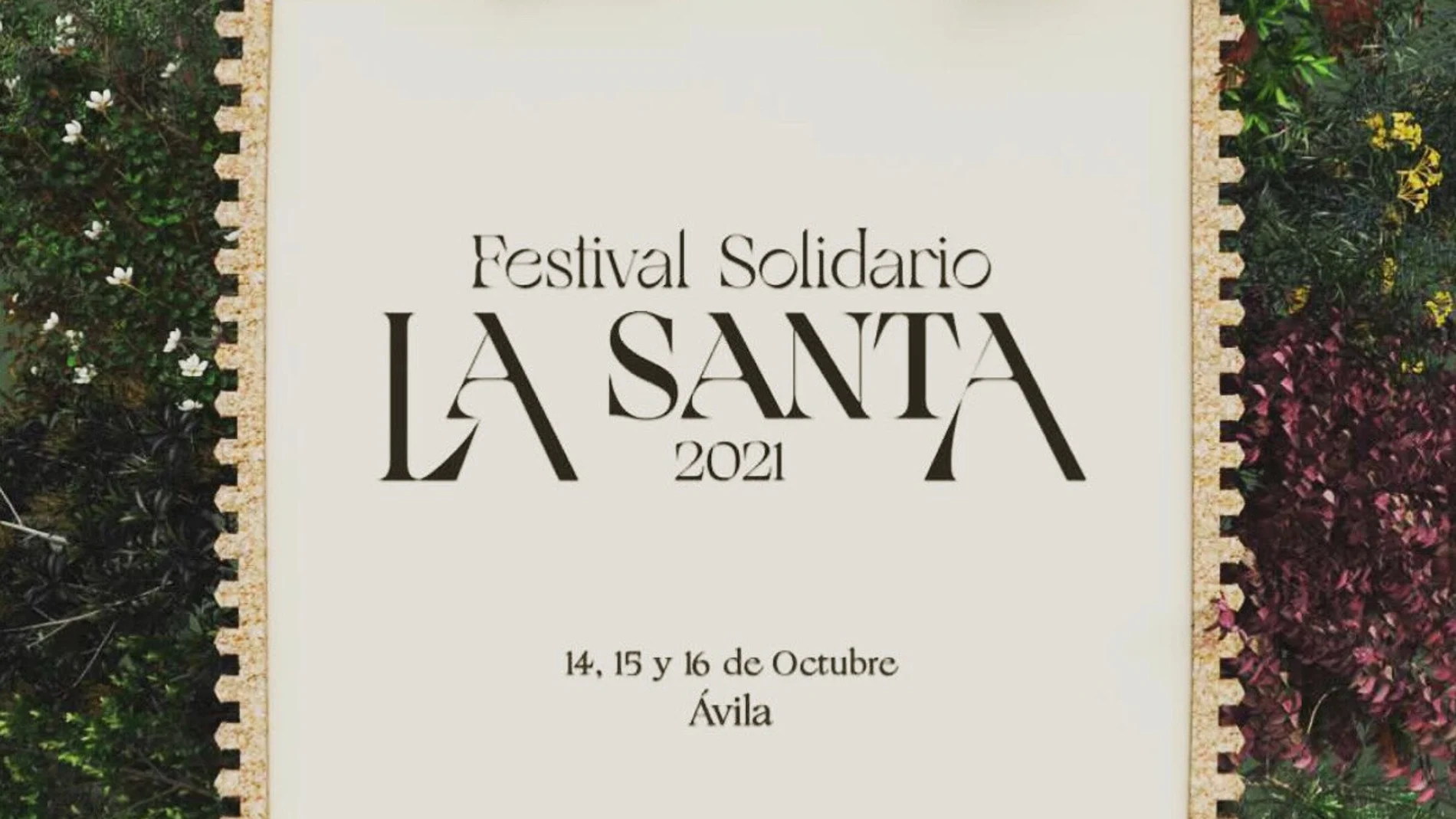 Cartel del Festival que se celebrará del 14 al 16 de octubre en Ávila