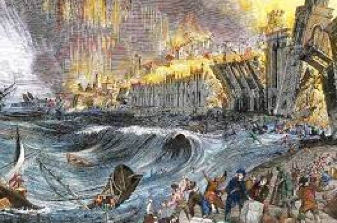 El terremoto de Lisboa de 1755 provocó un gran tsunami y la destrucción de gran parte de la capital portuguesa