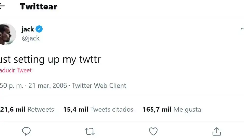 El primer tuit de Jack Dorsey, fundador de Twitter, fue vendido en formato NFC por 2,4 millones de euros.