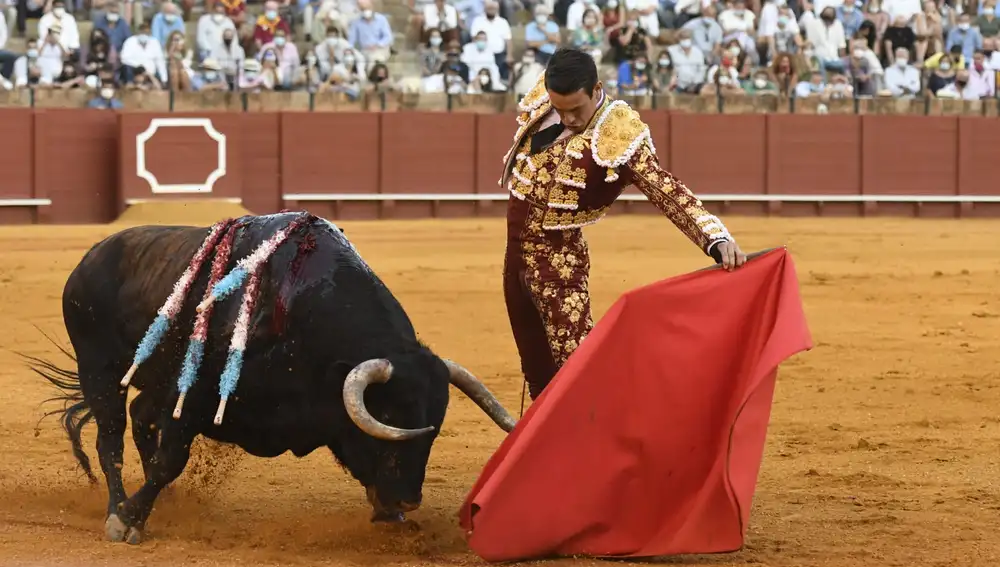 Manzanares, al natural con el quinto del que paseó un trofeo