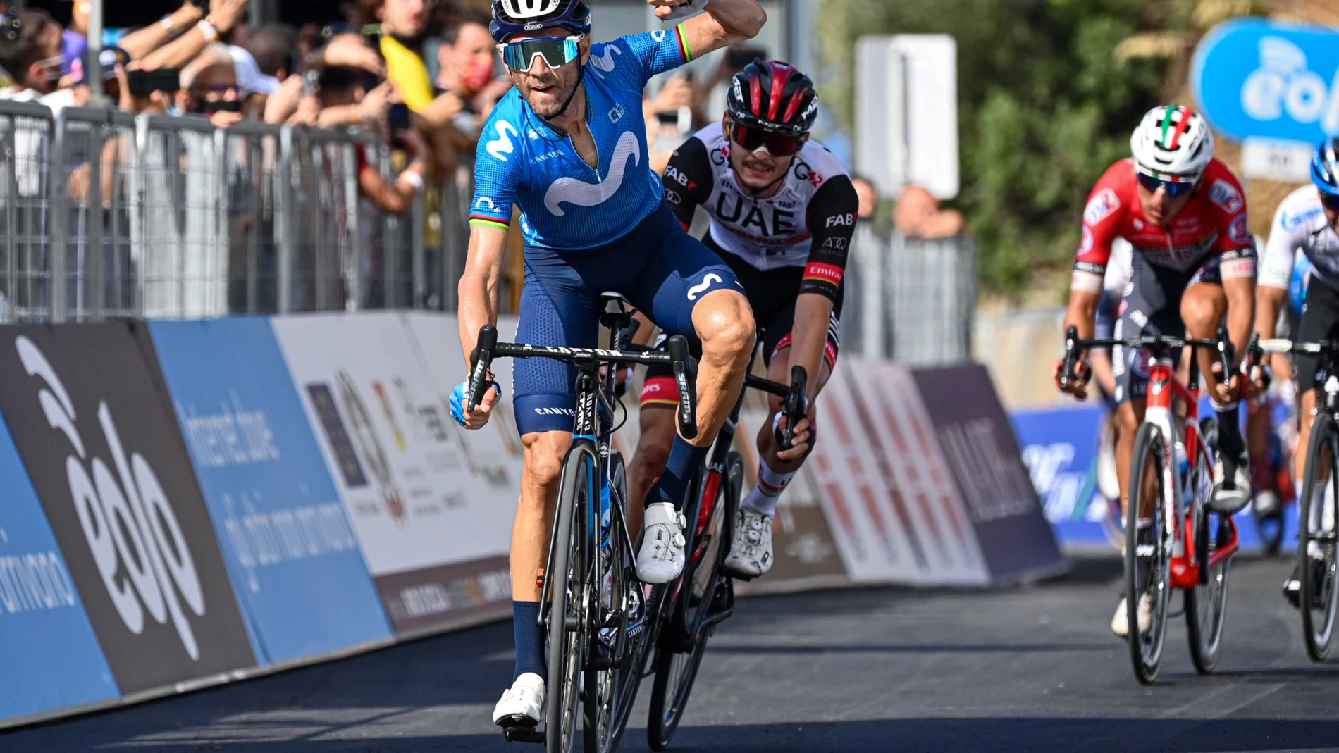 Alejandro Valverde gana en la Vuelta a Sicilia