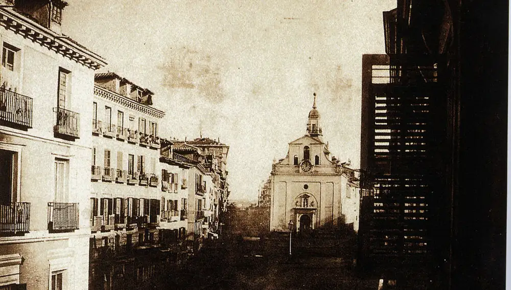 Imagen de 1854 de la iglesia del Buen Suceso