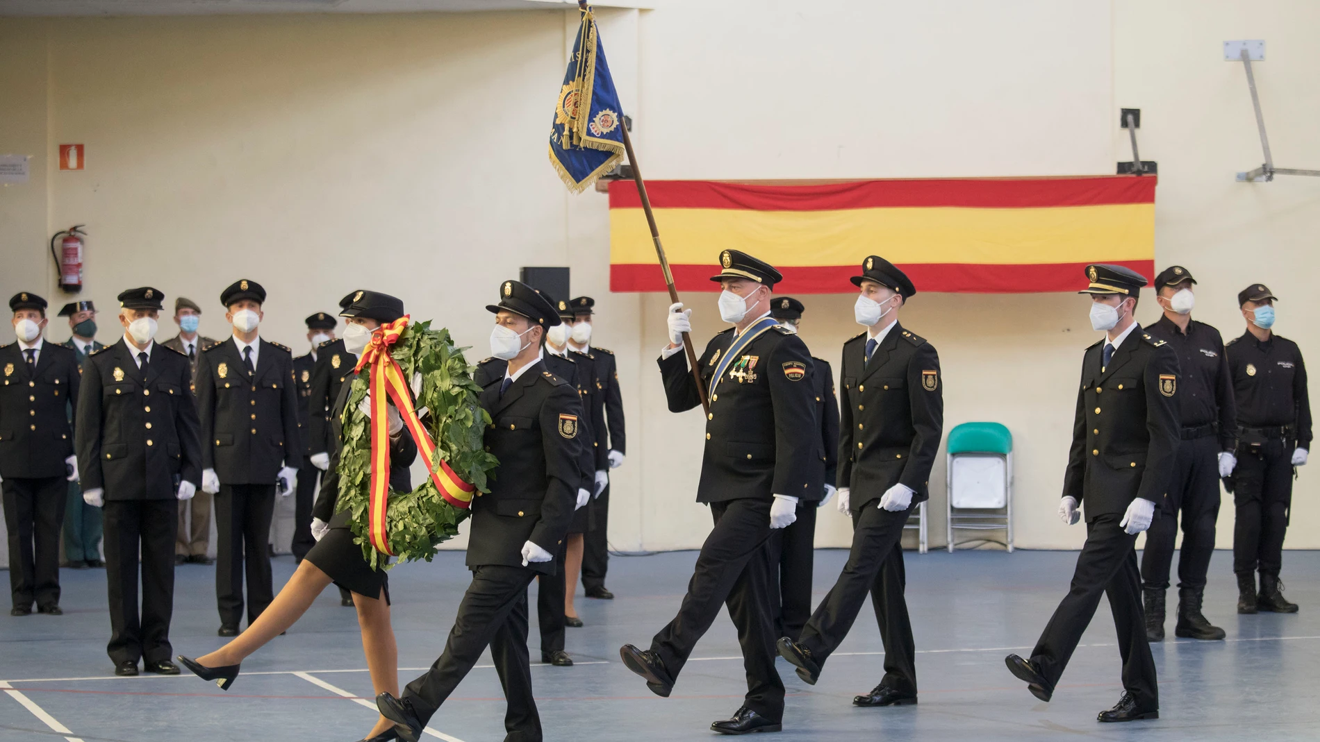 La Policía Nacional celebra en Salamanca una ceremonia institucional con motivo de la festividad del Día de la Policía