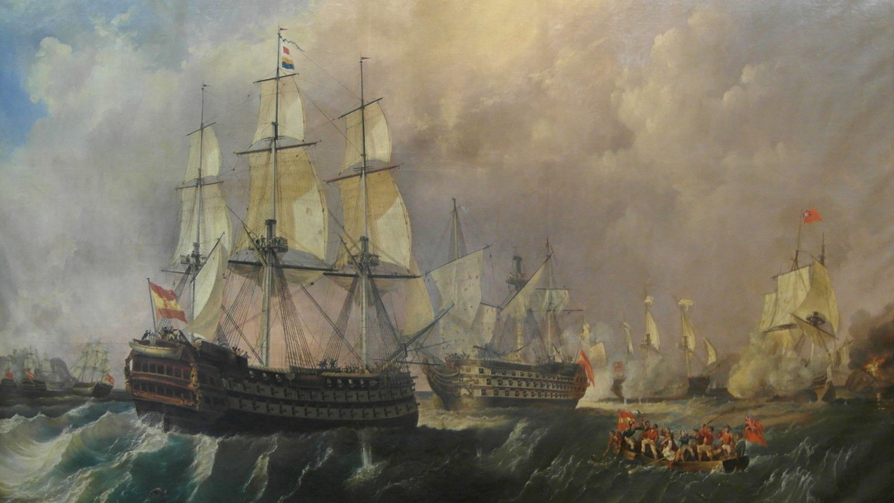 Maqueta de Barco Madera Sección Navío de Línea HMS Victory